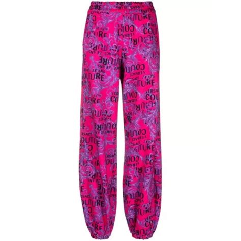 pantalon femme versace|versace pink label pants.